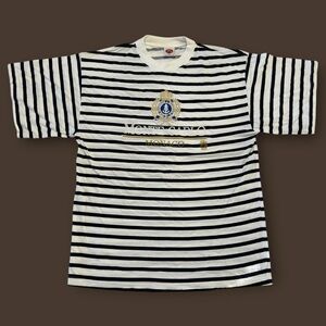 Vintage Striped Monaco Graphic Tee